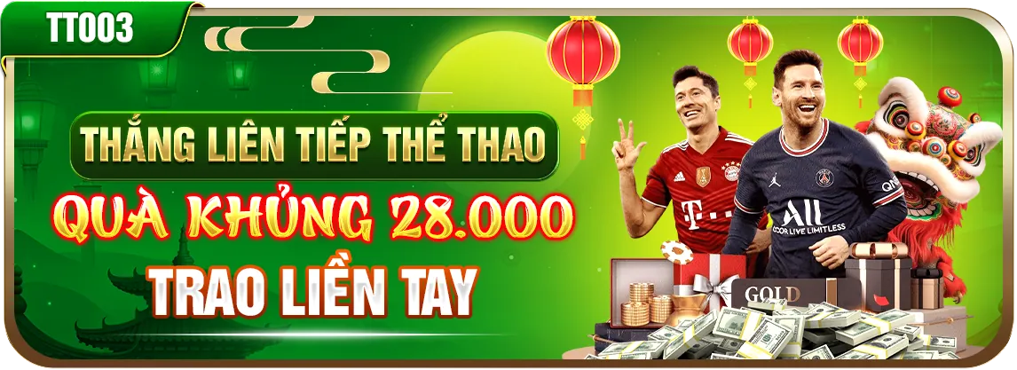Banner khuyến mãi thể thao 168kbet